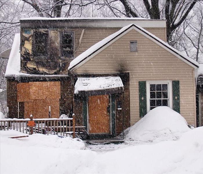 Residential Fire Damage Cleanup in Scarsdale, NY Before